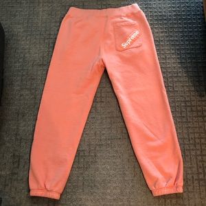 supreme corner label sweatpants